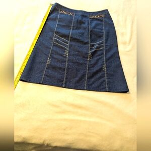 Lana Sport Denim Skirt. Midi. Size 14. 34 Waist . Like new.